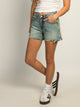 HARLOW MIDI SHORT - LIGHT WASH DENIM