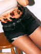 HARLOW SHORTIE SHORT - BLACK