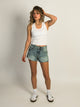 HARLOW SHORTIE SHORT - LIGHT WASH DENIM