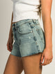 HARLOW SHORTIE SHORT - LIGHT WASH DENIM