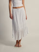 HARLOW FLORA SKIRT - WHITE HARLOW - Boathouse USA
