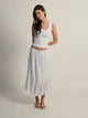 HARLOW FLORA SKIRT - WHITE HARLOW - Boathouse USA
