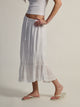 HARLOW FLORA SKIRT - WHITE HARLOW - Boathouse USA