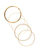 HARLOW BIANCA BANGLES - GOLD