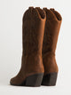 WOMENS HARLOW STASSIE COWBOY BOOTS - BROWN HARLOW - Boathouse USA