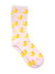 HARLOW DUCK PRINT SOCK - PINK HARLOW - Boathouse USA