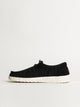 WOMENS HEYDUDE WENDY STRETCH SOX SNEAKER - BLACK/WHITE HEYDUDE - Boathouse USA