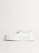 WOMENS HEYDUDE WENDY STRETCH SOX SNEAKER - WHITE HEYDUDE - Boathouse USA