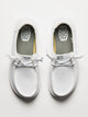 WOMENS HEYDUDE WENDY STRETCH SOX SNEAKER - WHITE HEYDUDE - Boathouse USA