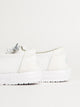 WOMENS HEYDUDE WENDY STRETCH SOX SNEAKER - WHITE HEYDUDE - Boathouse USA