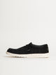 MENS HEYDUDE WALLY STRETCH SOX SLIP-ON - BLACK/WHITE HEYDUDE - Boathouse USA