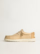 MENS HEYDUDE WALLY STRETCH SOX SLIP-ON - IRISH CREME HEYDUDE - Boathouse USA