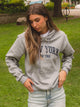 NEW YORK EMBROIDERED HOODIE HOTLINE APPAREL - Boathouse USA