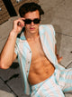 ISLAND HAZE VERTICAL STRIPE SHORT SLEEVE WOVEN SHIRT ISLAND HAZE - Boathouse USA
