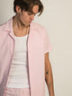 ISLAND HAZE SEERSUCKER SHORT SLEEVE WOVEN - LIGHT ROSE ISLAND HAZE - Boathouse USA