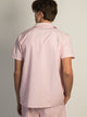 ISLAND HAZE SEERSUCKER SHORT SLEEVE WOVEN - LIGHT ROSE ISLAND HAZE - Boathouse USA