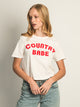 JUNK FOOD CLOTHING COUNTRY BABE T-SHIRT JUNK FOOD CLOTHING - Boathouse USA