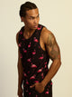 KOLBY SWIM FLAMINGO TANK TOP - BLACK KOLBY - Boathouse USA