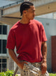 KOLBY SHORT CUT KNIT TEE- CRANBERRY KOLBY - Boathouse USA