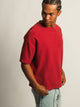 KOLBY SHORT CUT KNIT TEE- CRANBERRY KOLBY - Boathouse USA