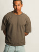 KOLBY SHORT CUT KNIT TEE- IRON KOLBY - Boathouse USA