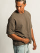 KOLBY SHORT CUT KNIT TEE- IRON KOLBY - Boathouse USA