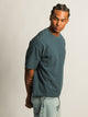 KOLBY SHORT CUT KNIT TEE - TEAL KOLBY - Boathouse USA