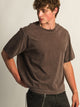 KOLBY SHORT CUT HEAVYWEIGHT TEE - BROWN KOLBY - Boathouse USA
