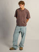 KOLBY SHORT CUT HEAVYWEIGHT TEE - BROWN KOLBY - Boathouse USA