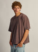 KOLBY SHORT CUT HEAVYWEIGHT TEE - BROWN KOLBY - Boathouse USA