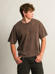 KOLBY SHORT CUT HEAVYWEIGHT TEE - BROWN KOLBY - Boathouse USA