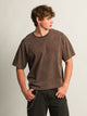 KOLBY SHORT CUT HEAVYWEIGHT TEE - BROWN KOLBY - Boathouse USA