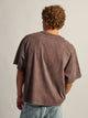 KOLBY SHORT CUT HEAVYWEIGHT TEE - BROWN KOLBY - Boathouse USA