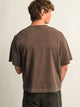 KOLBY SHORT CUT HEAVYWEIGHT TEE - BROWN KOLBY - Boathouse USA