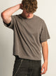 KOLBY SHORT CUT HEAVYWEIGHT TEE - CHARCOAL KOLBY - Boathouse USA