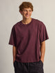KOLBY SHORT CUT HEAVYWEIGHT TEE - PLUM KOLBY - Boathouse USA