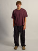KOLBY SHORT CUT HEAVYWEIGHT TEE - PLUM KOLBY - Boathouse USA
