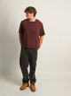 KOLBY SHORT CUT HEAVYWEIGHT TEE - PLUM KOLBY - Boathouse USA