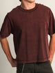 KOLBY SHORT CUT HEAVYWEIGHT TEE - PLUM KOLBY - Boathouse USA