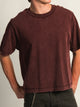 KOLBY SHORT CUT HEAVYWEIGHT TEE - PLUM KOLBY - Boathouse USA
