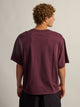 KOLBY SHORT CUT HEAVYWEIGHT TEE - PLUM KOLBY - Boathouse USA