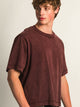 KOLBY SHORT CUT HEAVYWEIGHT TEE - PLUM KOLBY - Boathouse USA