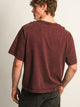 KOLBY SHORT CUT HEAVYWEIGHT TEE - PLUM KOLBY - Boathouse USA