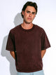 KOLBY SHORT CUT HEAVYWEIGHT TEE - PLUM KOLBY - Boathouse USA