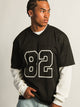 KOLBY FOOTBALL TEE- BLACK KOLBY - Boathouse USA