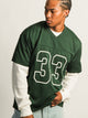 KOLBY FOOTBALL TEE - VARSITY GREEN KOLBY - Boathouse USA