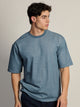 KOLBY BOXY FIT TEE - HEATHER BLUE KOLBY - Boathouse USA