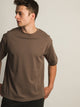 KOLBY KEEP COOL BOXY FIT TEE - BROWN KOLBY - Boathouse USA