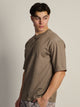KOLBY BOXY FIT TEE - HEATHER BROWN KOLBY - Boathouse USA