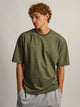 KOLBY BOXY FIT TEE - HEATHER OLIVE KOLBY - Boathouse USA